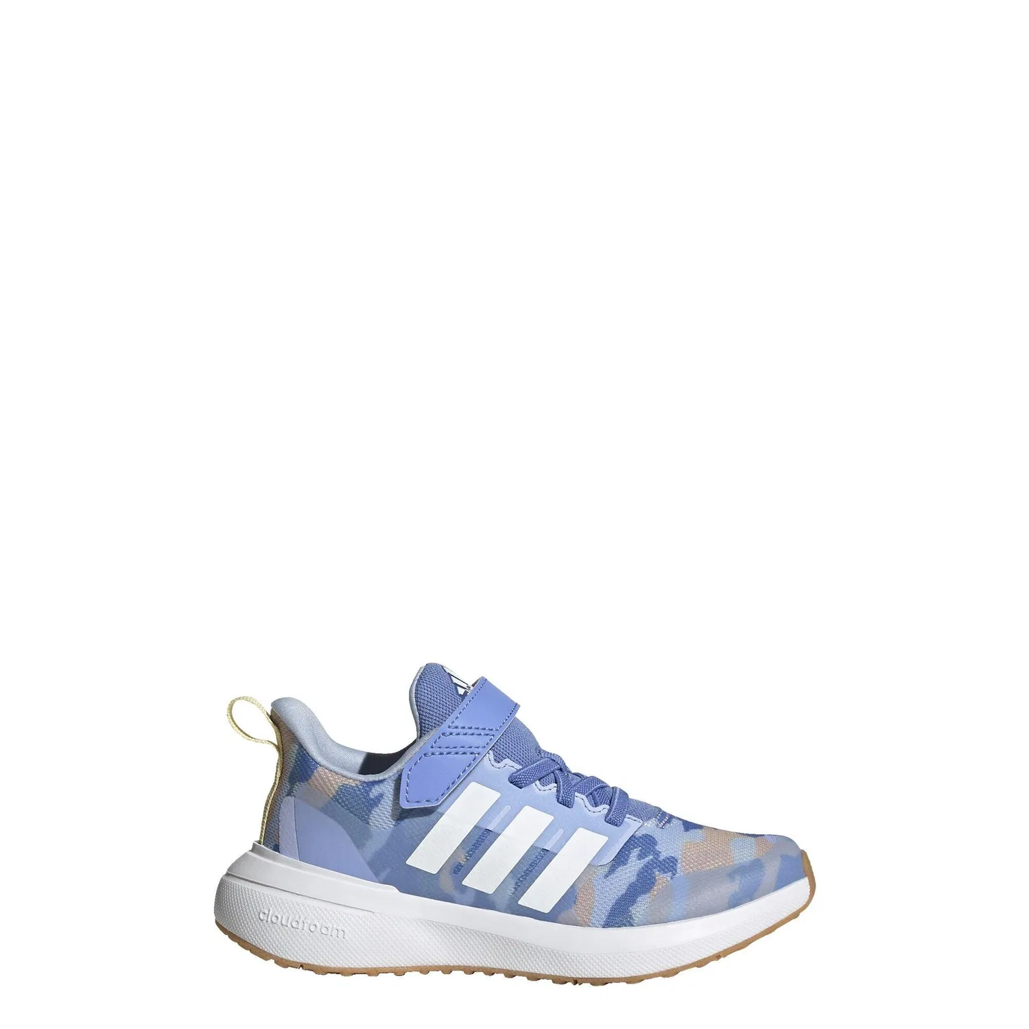 Детские кроссовки с эластичными шнурками FortaRun 2.0 Cloudfoam Elastic Lace Top Strap Adidas, Blau Weiss Gelb