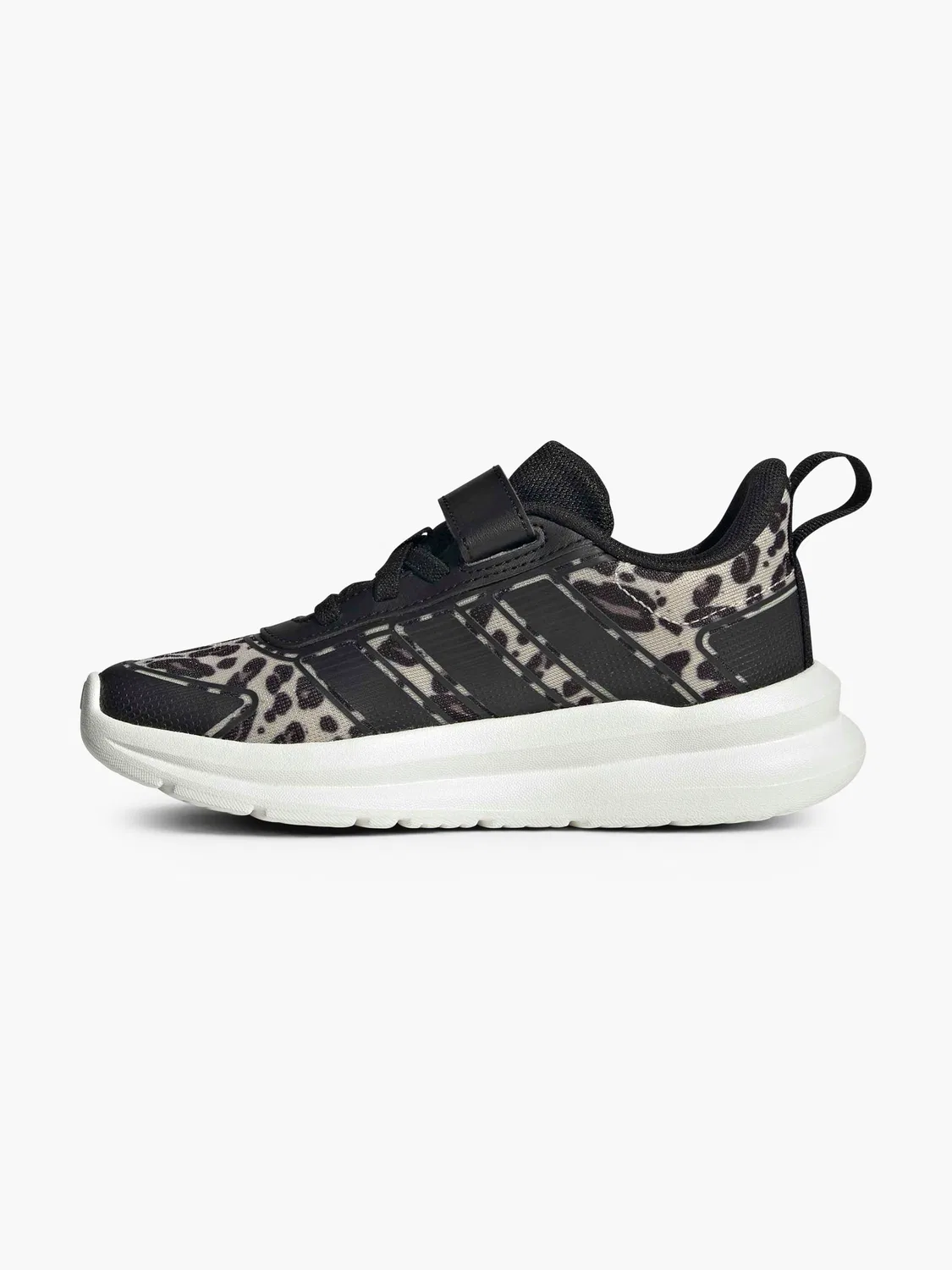 Детские кроссовки на липучках Adidas, черный — фото 3