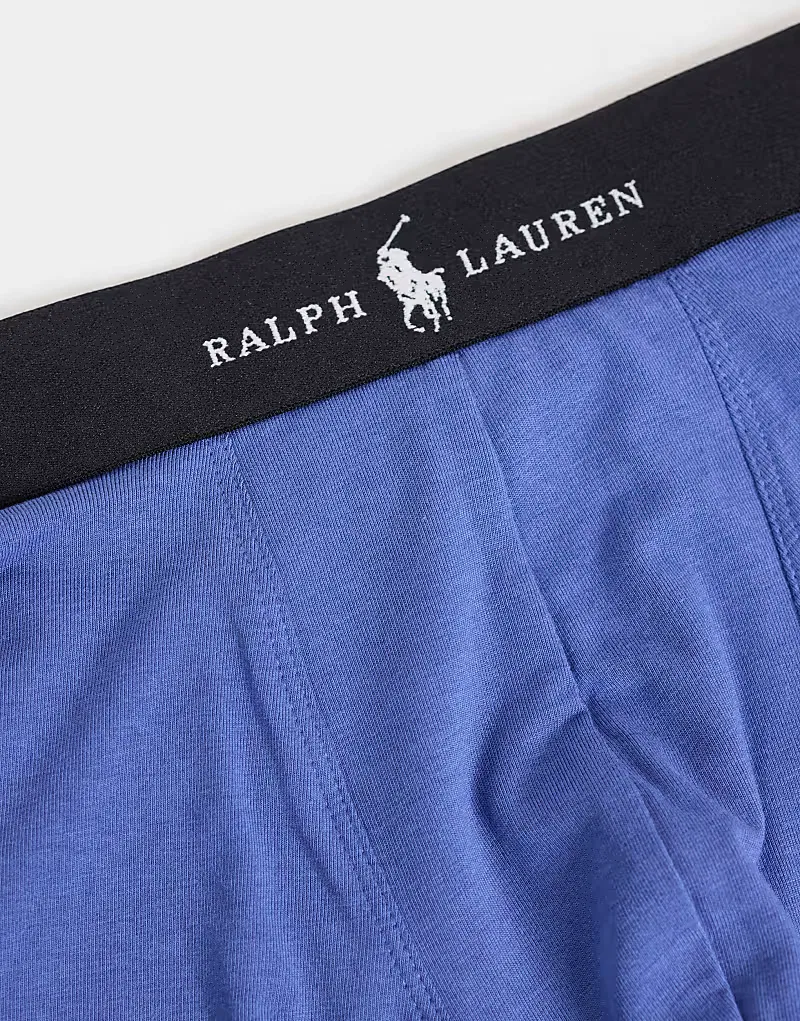 Боксеры классические с поясом с логотипом 3 шт Polo Ralph Lauren, темно-синий — фото 2