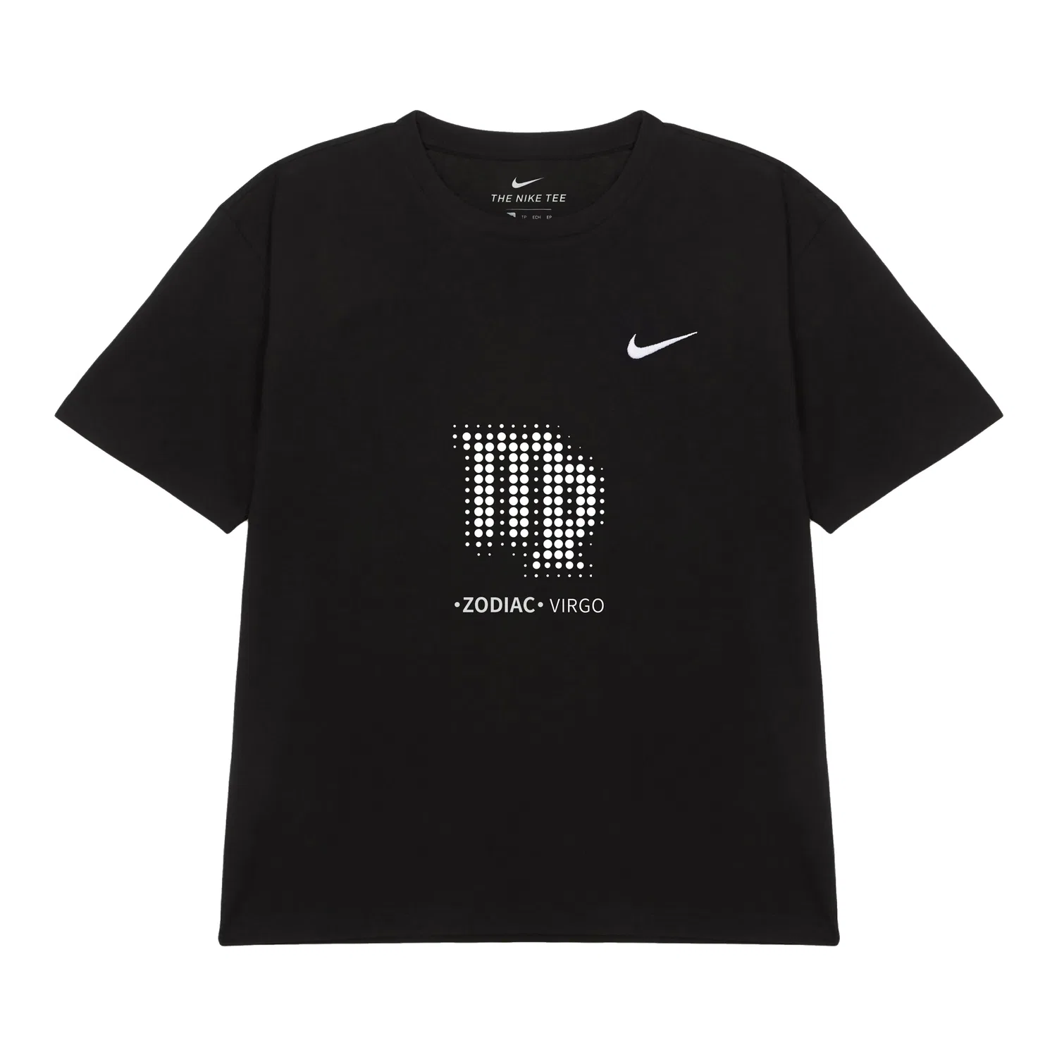 Футболка с принтом для девочек Nike, Черный