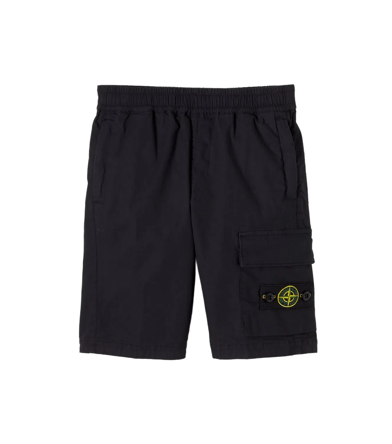 Шорты-бермуды хлопковые Stone Island Junior, синий
