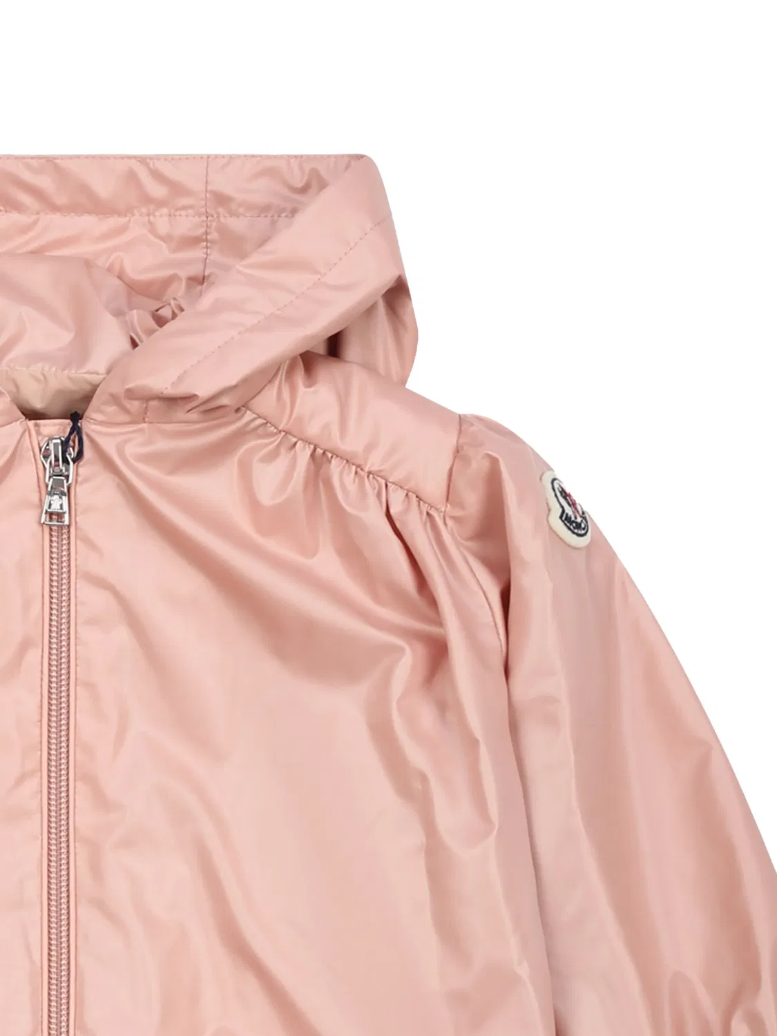 Куртка с логотипом Moncler, розовый — фото 2