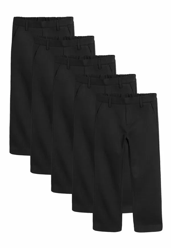 Брюки с эластичным поясом Regular fit - pull on waist school 5 pack - trousers Next, черный