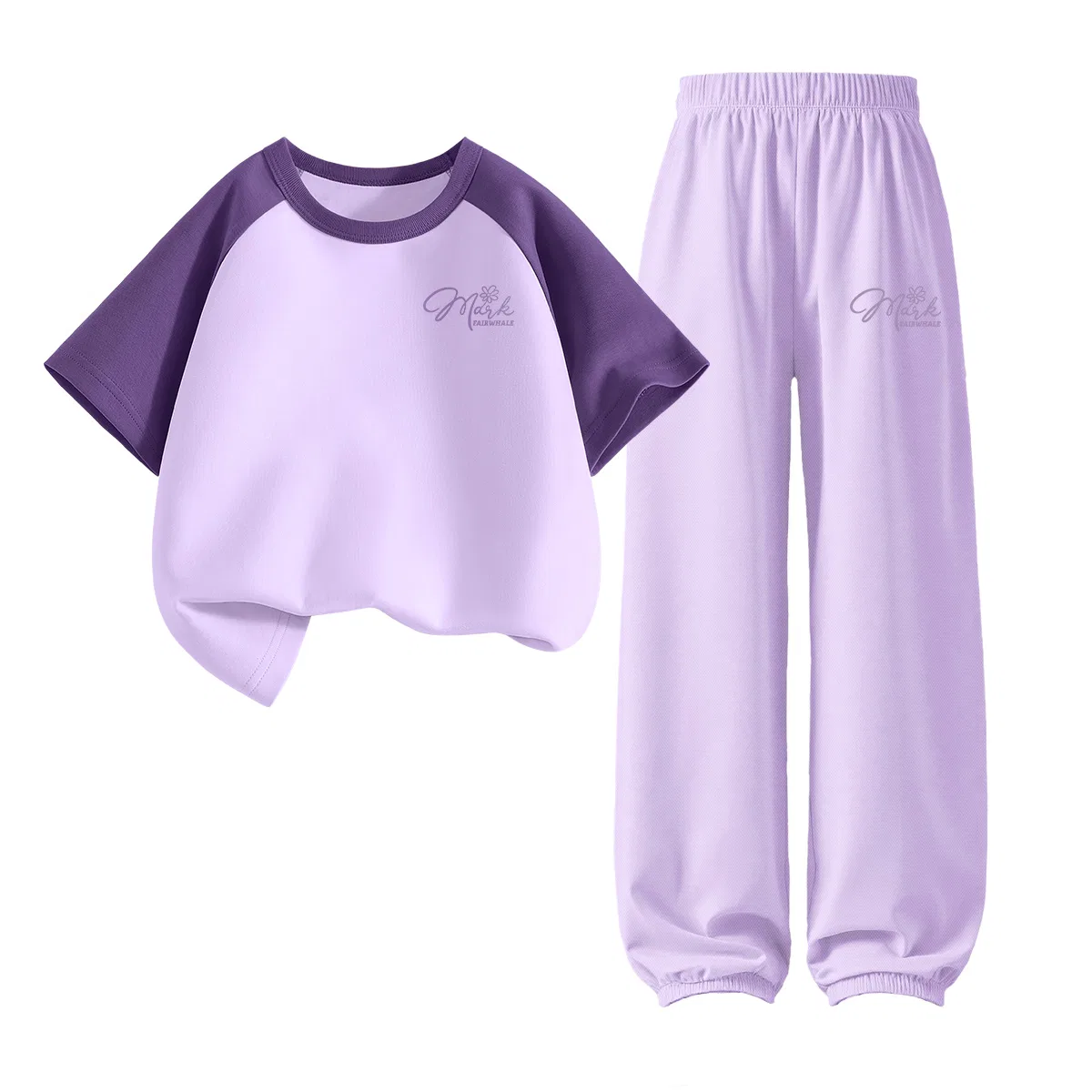 Детский спортивный костюм 2 предмета FAIRWHALE, Grape Purple/Taro Purple