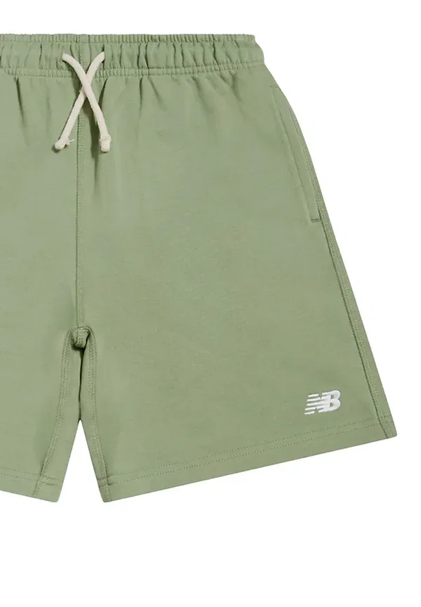 Брюки хлопковые Bermuda bambino New Balance, зеленый — фото 3