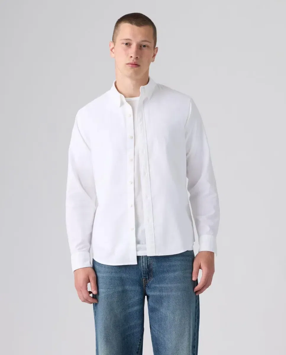 Мужская рубашка с длинным рукавом Slim Fit Levi's, Белый