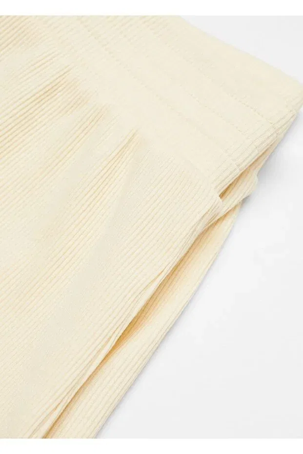 Детские шорты для девочек хлопковые Mango Kids, Yellow — фото 3