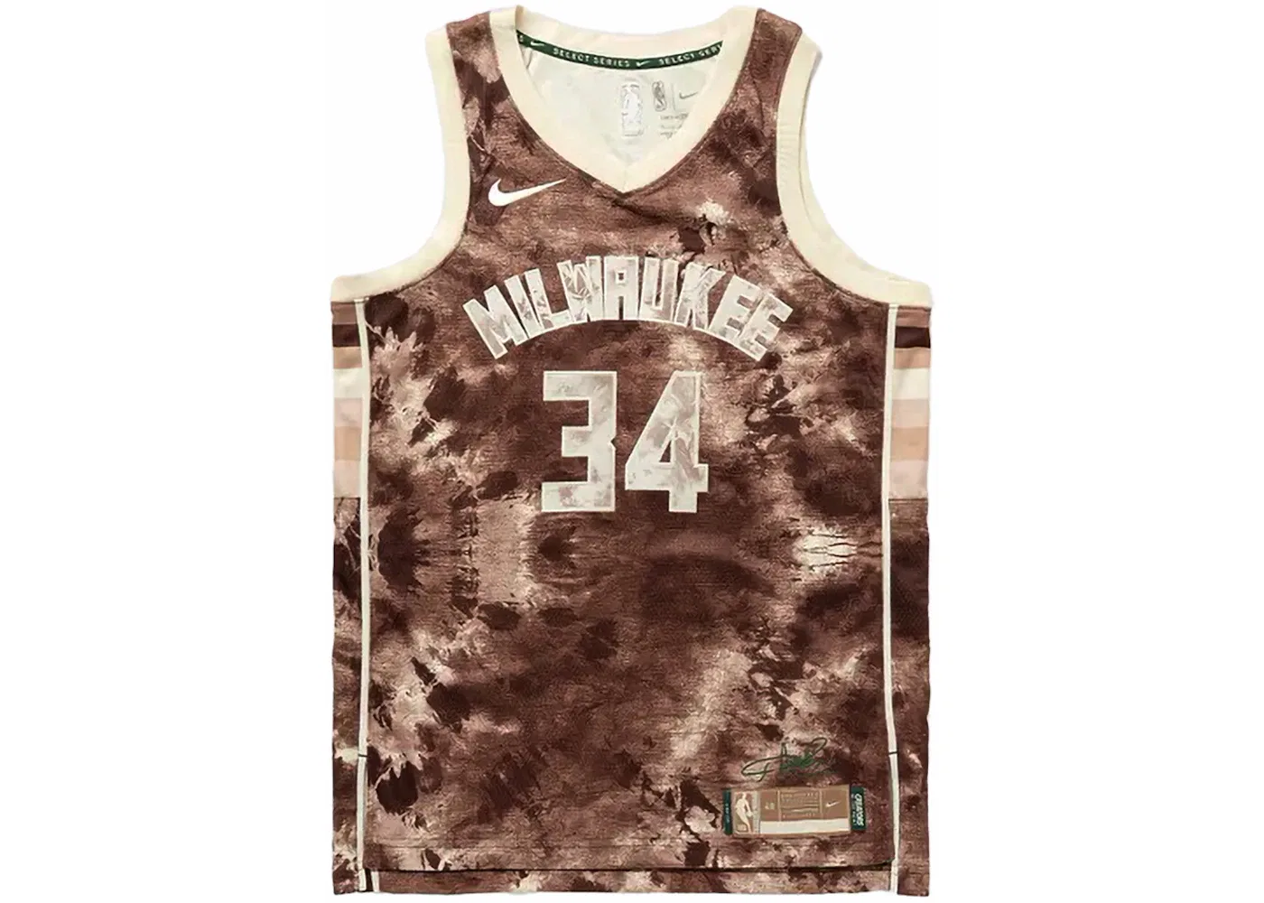 Мужская джерси с принтом Antetokounmpo Nike, Flat Opal