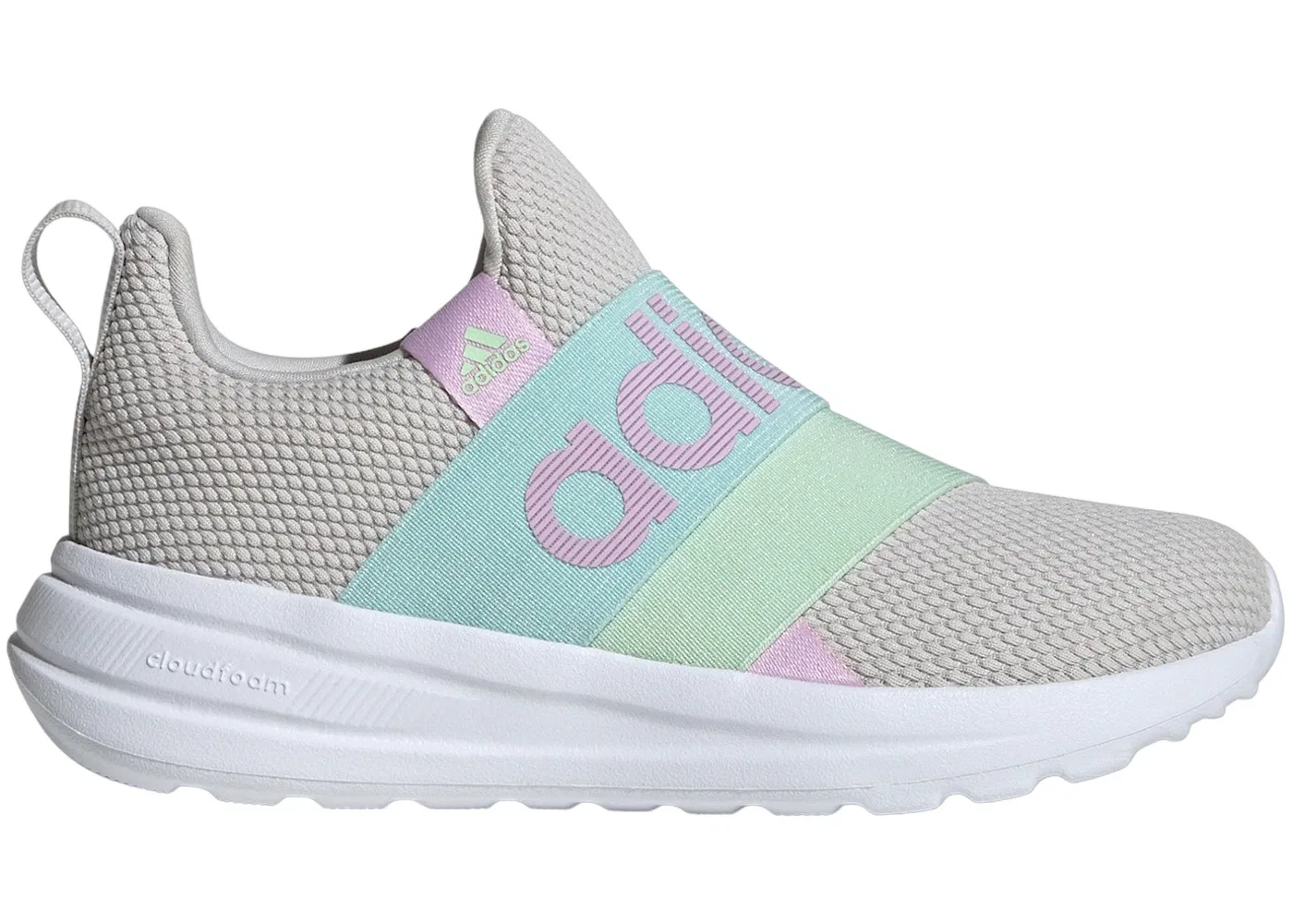 Детские кроссовки Lifestyle Lite Racer Adapt 6.0 Adidas, Grey One/Bliss Lilac/Semi Flash Aqua