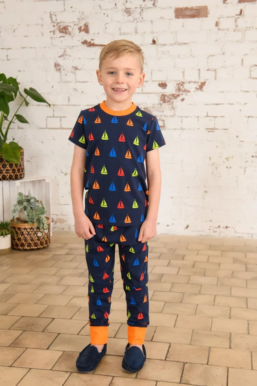 Детская пижама с животным принтом Lighthouse Clothing, Navy