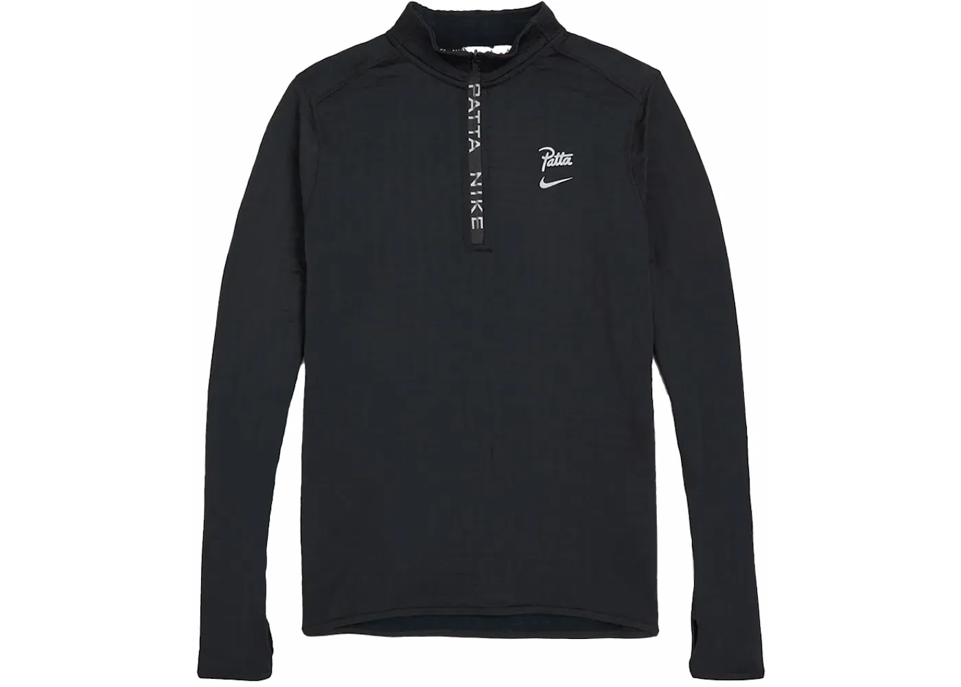 Мужская куртка Nike x Patta Running Team 1/2-Zip Top, Black