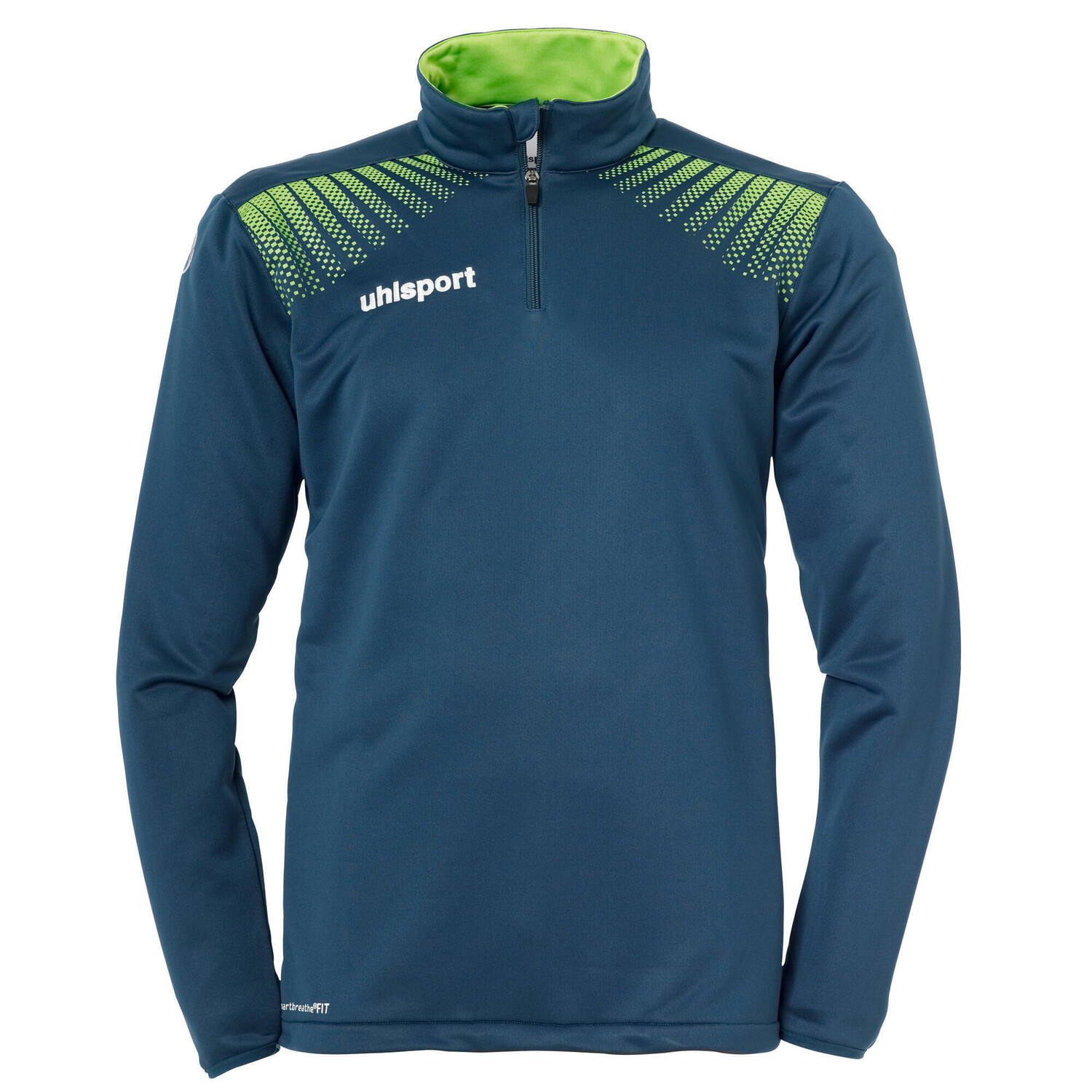 

Куртка с молнией 1/4 Uhlsport Goal, синий/темный бензин/зеленый