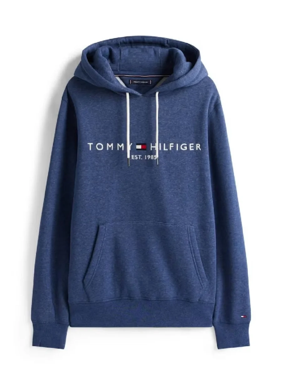 Худи Tommy Hilfiger Logo Embroidery, синий — фото 2