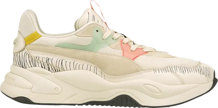 

Кроссовки Puma Michael Lau x RS-2K Eggnog, кремовый, Бежевый, Кроссовки Puma Michael Lau x RS-2K Eggnog, кремовый