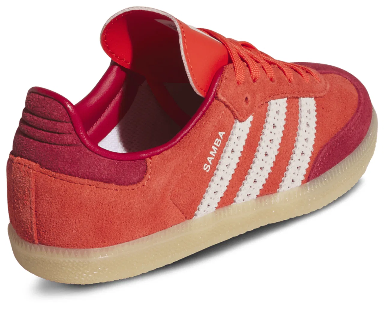 Детские кроссовки Samba Adidas, цвет Red/Red/White — фото 3