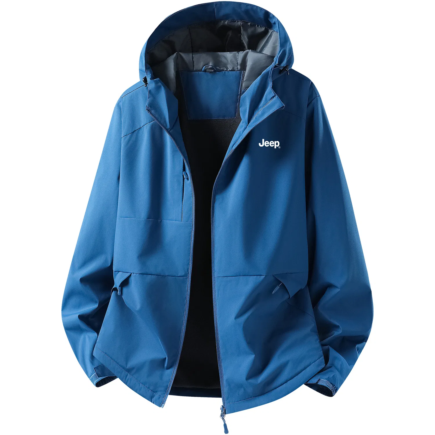 Детский худи с капюшоном и отстегивающейся подкладкой Jeep Leisure Collection Jackets, Ecru — фото 3