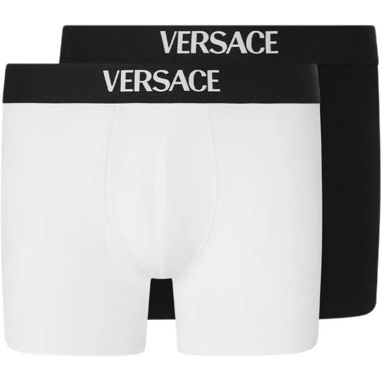 Боксеры VERSACE, 2 Pack, Black+White