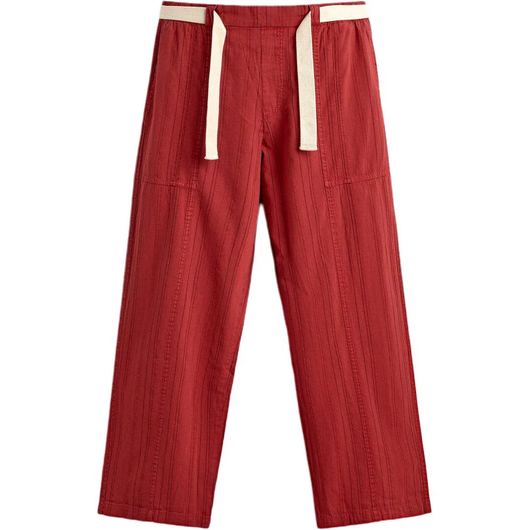 Мужские повседневные брюки прямого кроя Red ZARA, Красный