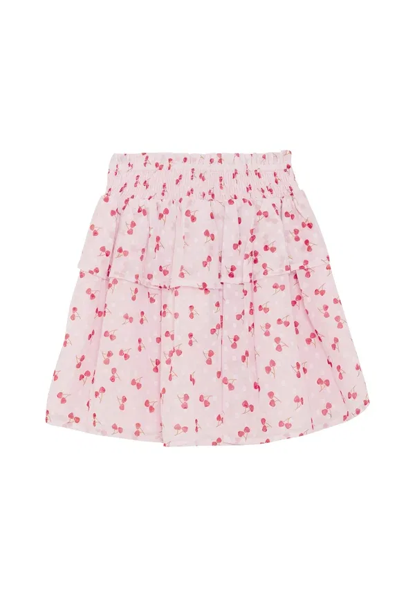 Юбка мини Dobby a line skirt, кремово-розовый — фото 2