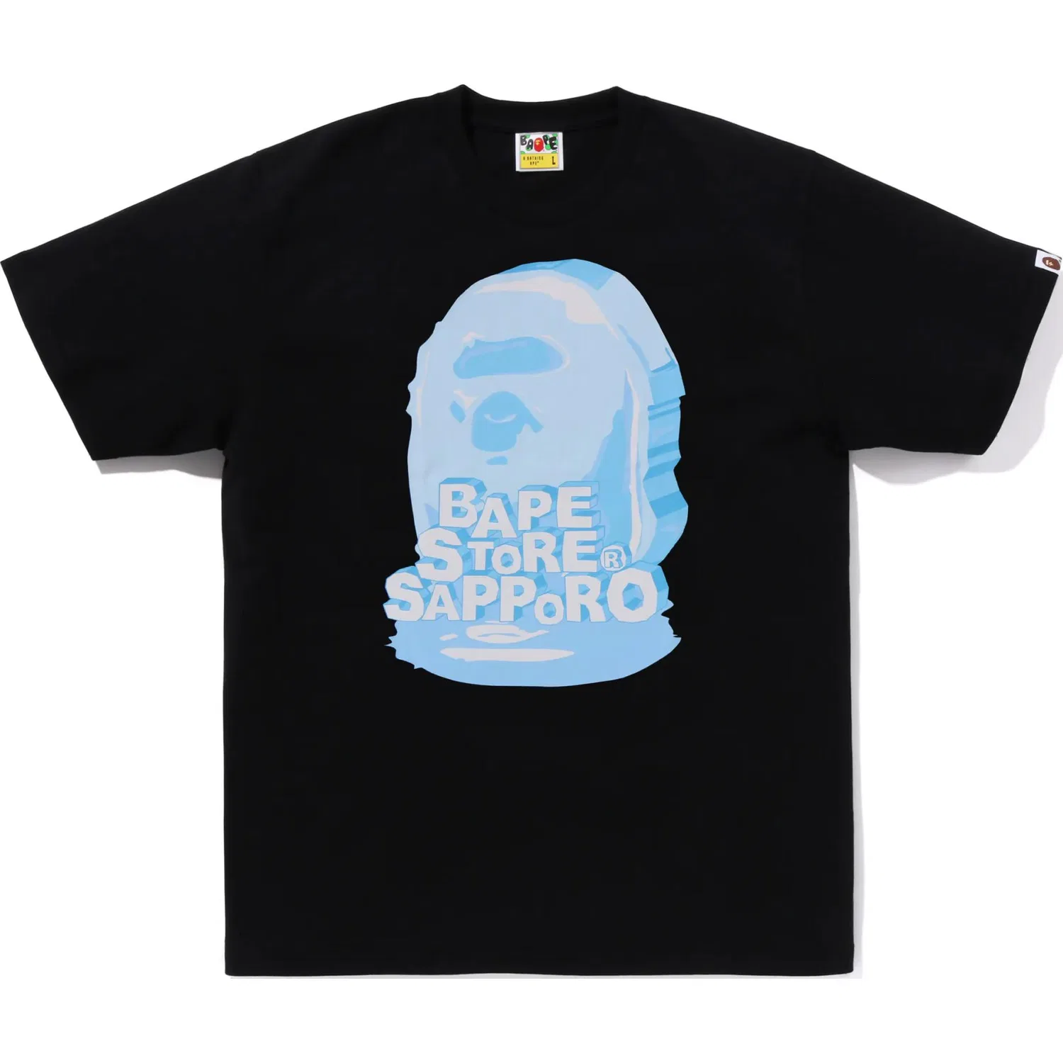 Детская футболка с принтом SS25 T Shirt Unisex A BATHING APE, Black