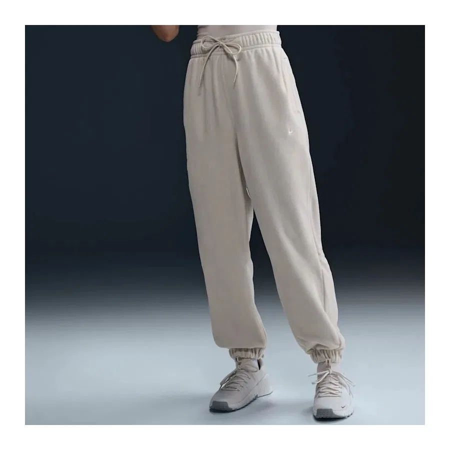 Женские спортивные брюки с высокой посадкой Nike Therma-Fit One-Loose Fleece Training, Черный