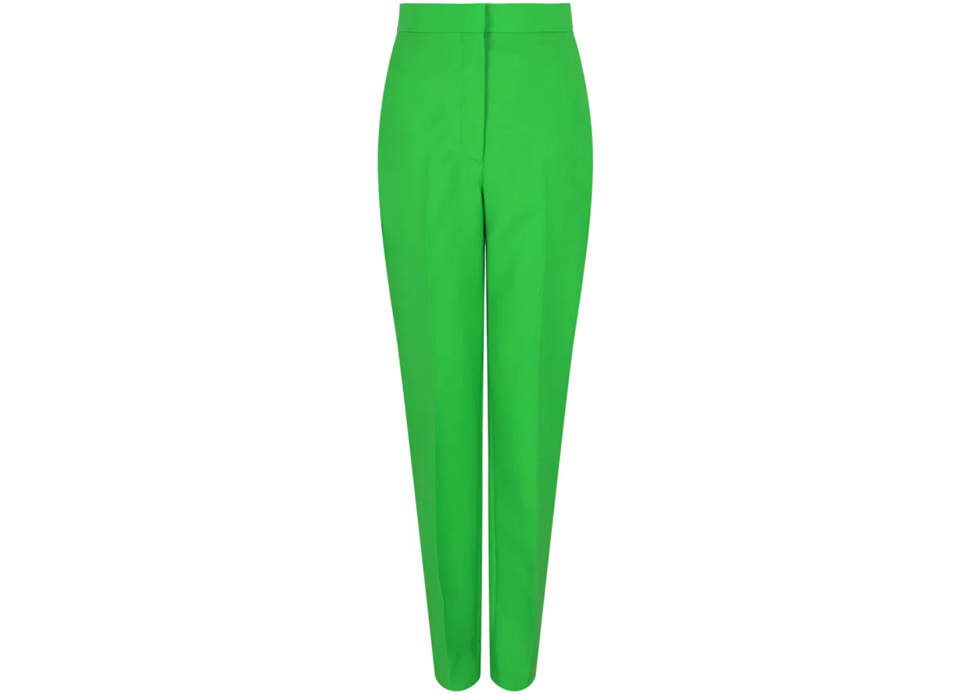 Женские брюки из шерстяной смеси Alexander McQueen, цвет Acid Green