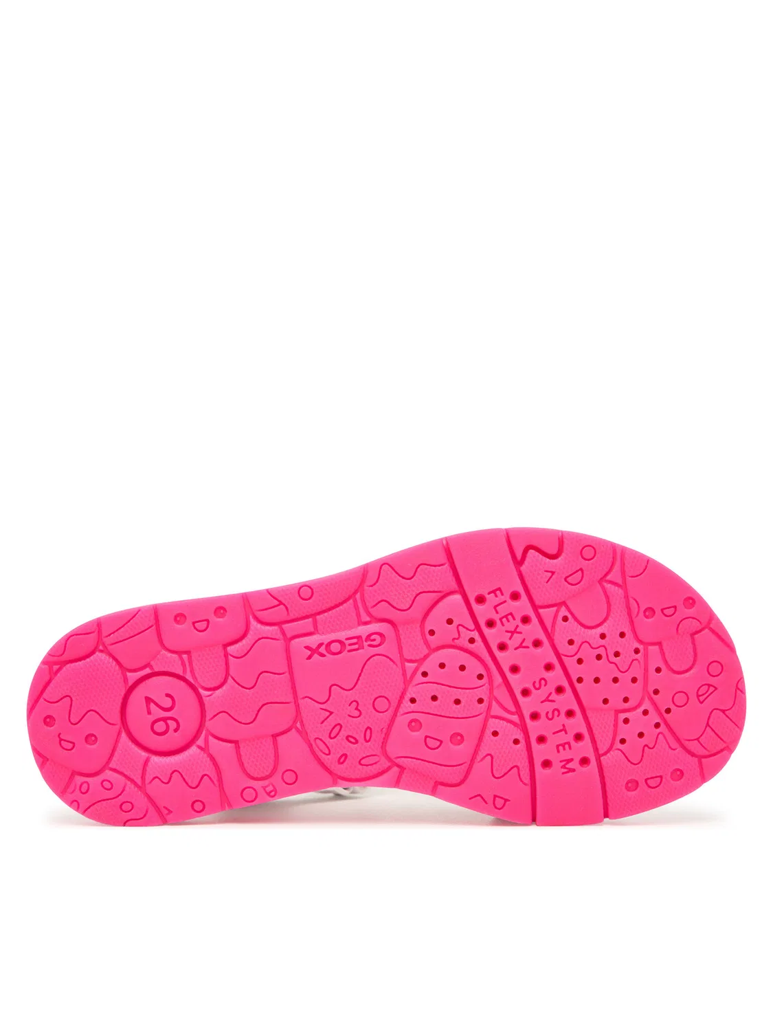 Сандалии для девочки Sandal Joyfoot Gir Geox, белый — фото 4