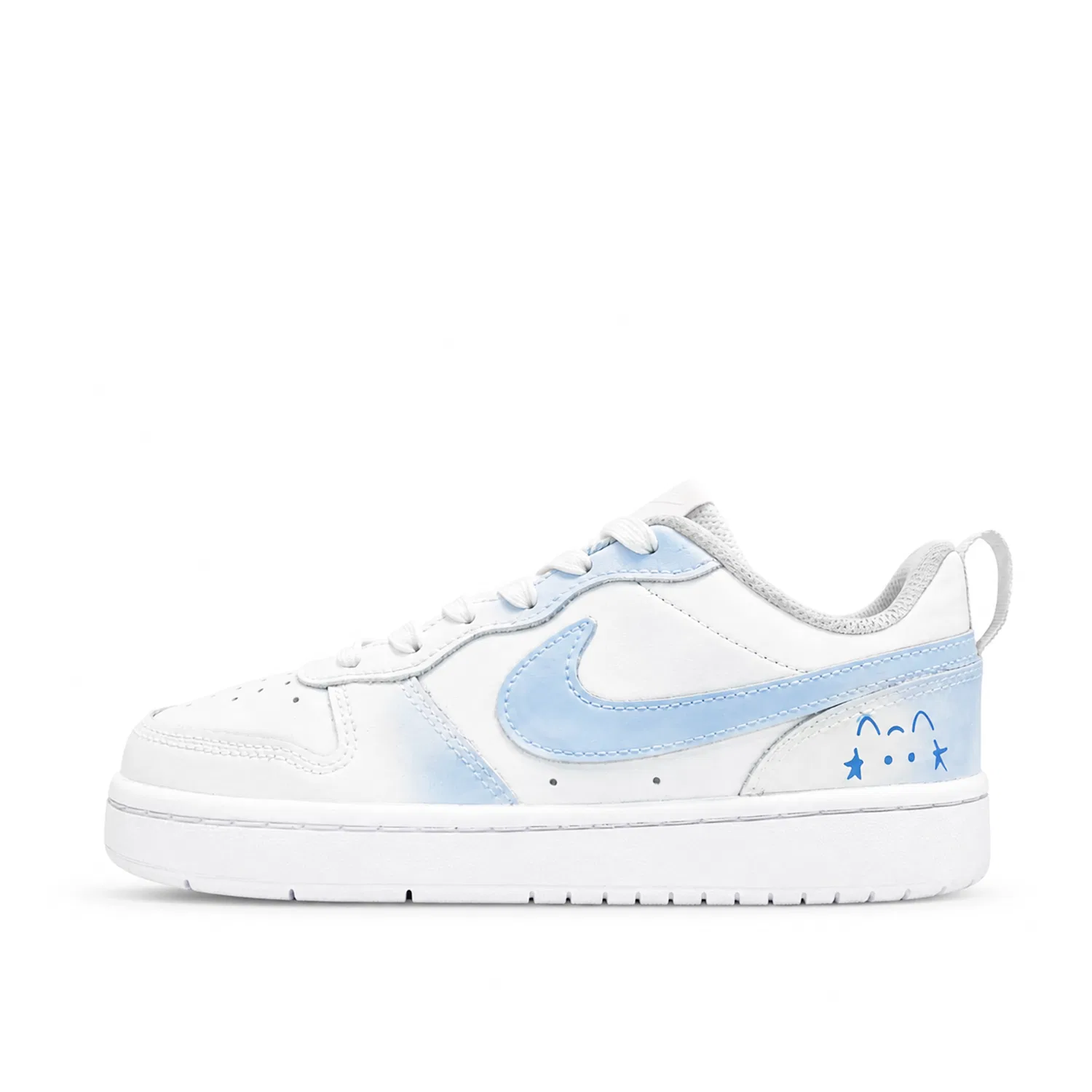 Детские кеды для скейтбординга с принтом кота Court Borough Nike
