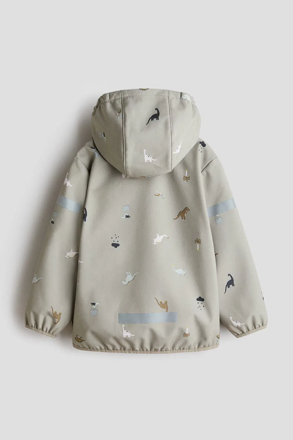 Водостойкая куртка из софтшелла H&M, Greige/Dinosaurier — фото 2