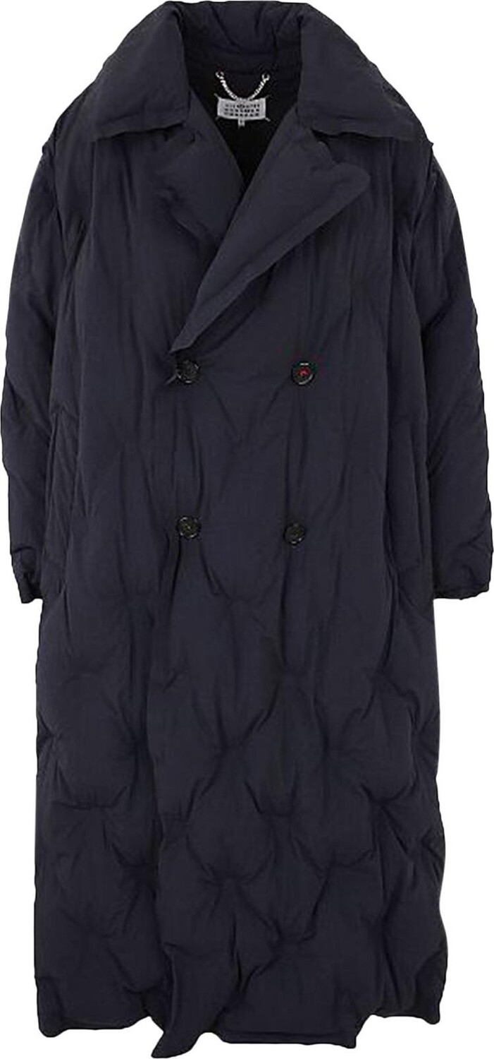 

Пальто Maison Margiela Recycled Nylon Padded Coat Black, черный