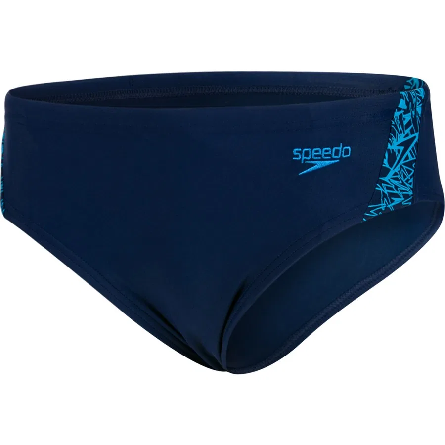 Плавки мальчика с принтом Boom Spl Brf Jm Speedo, Navyblue — фото 2