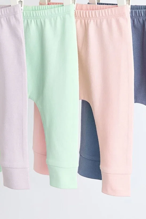 Детский комплект спортивных штанов для девочек хлопковый Next Baby, Lilac — фото 4