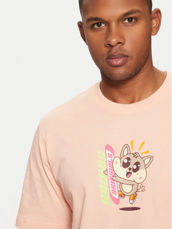 Футболка regular fit Kawaii Adidas, розовый — фото 4