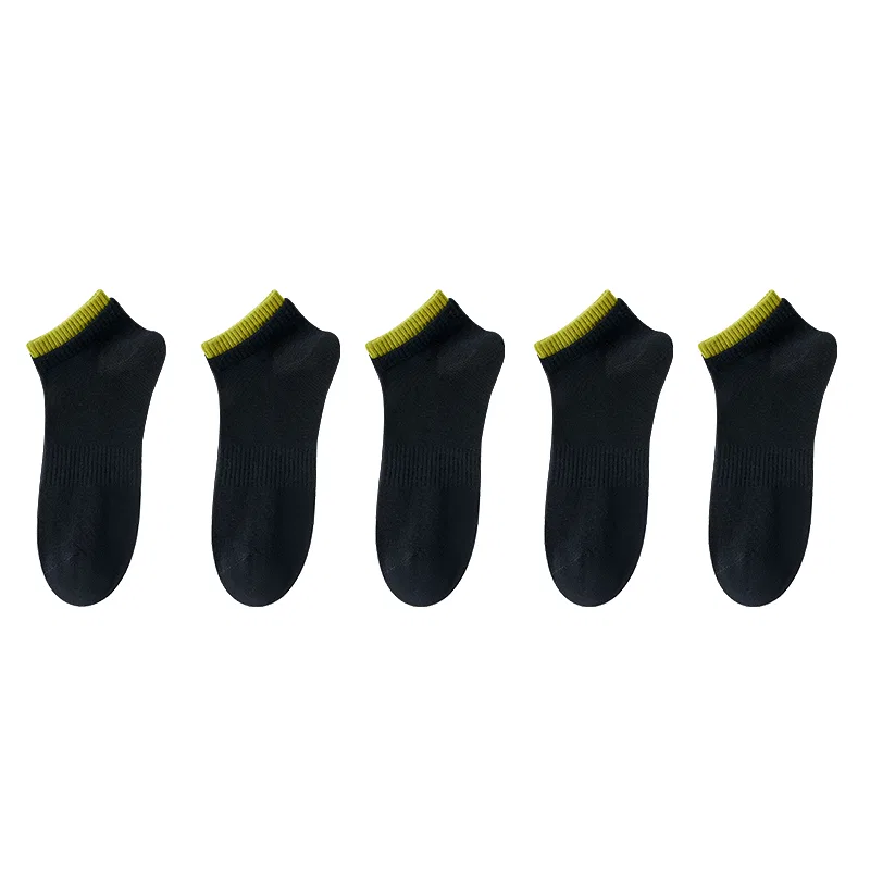 Детские носки-невидимки MADALLO, 5 пар, Black