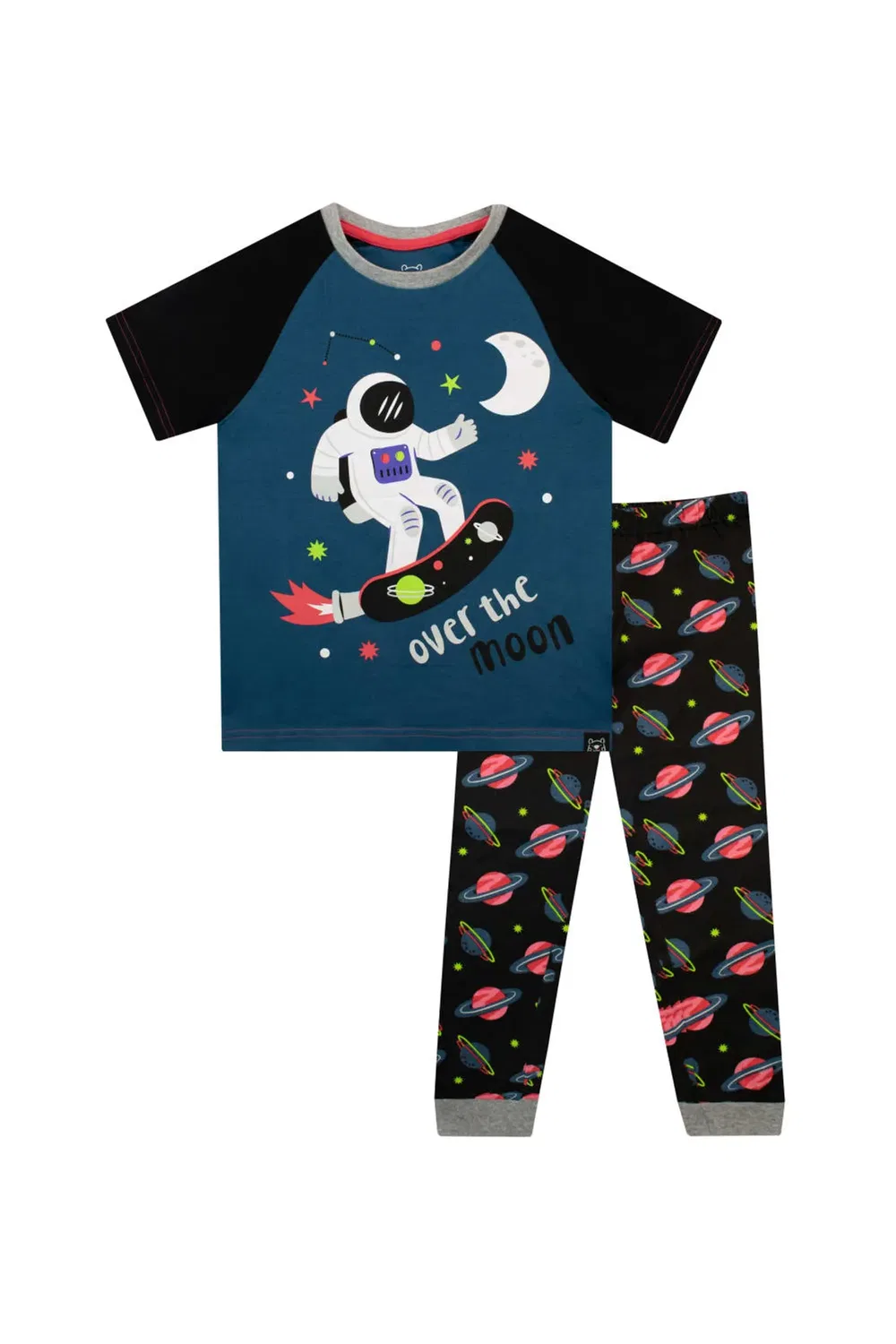 Пижама с принтом Astronaut Over the Moon Harry Bear, Blue