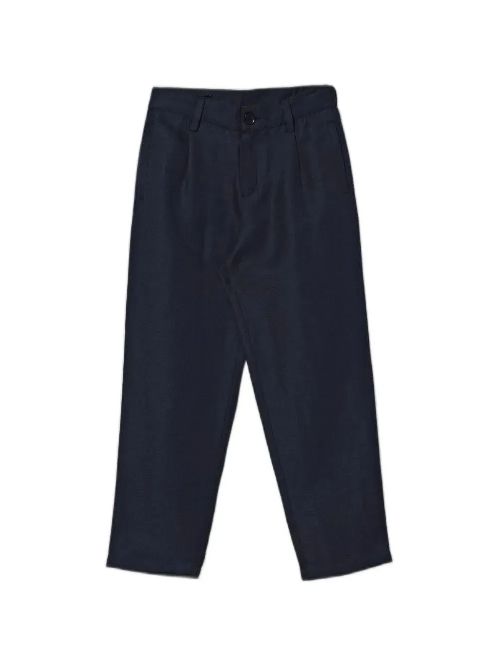 Брюки-чинос с вышитым логотипом Emporio Armani Kids, синий