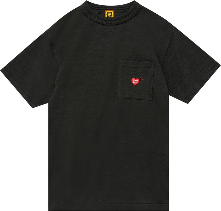 

Футболка Human Made Pocket T-Shirt #2 'Black', черный