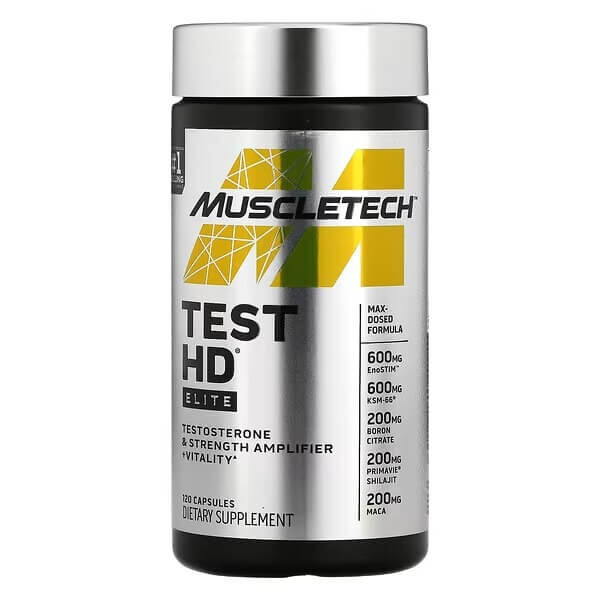 

Тестостерон MuscleTech Test HD, 120 капсул