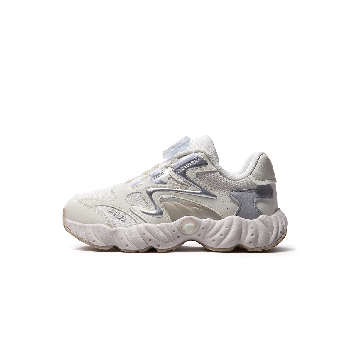 Детские кроссовки FILA KIDS, Milk White/Space Silver