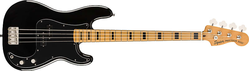 

Classic Vibe '70s Precision Bass, кленовый гриф, черный Squier
