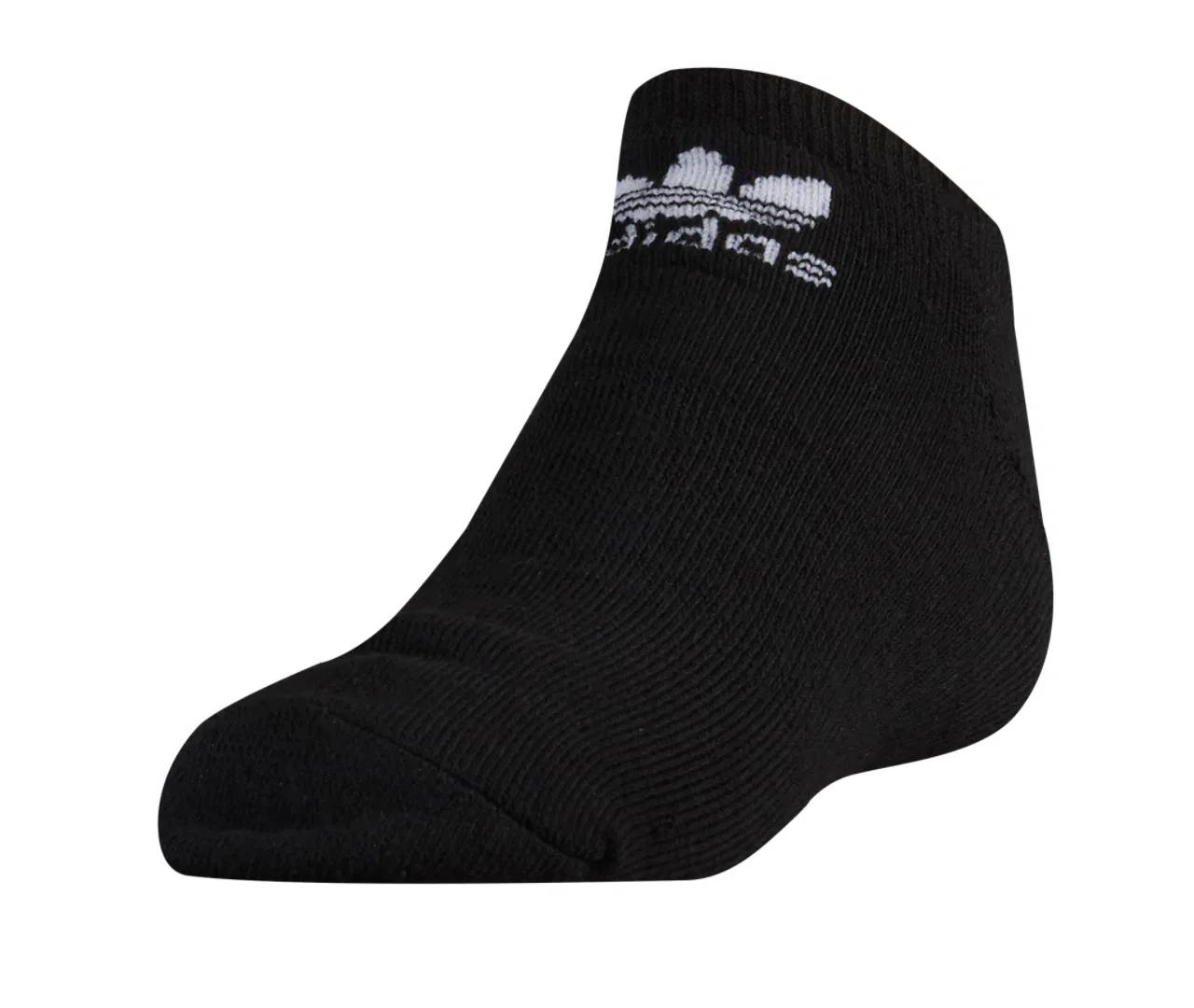 Носки для мальчиков Trefoil 6-Pack No Show Socks Adidas, белый/черный — фото 4