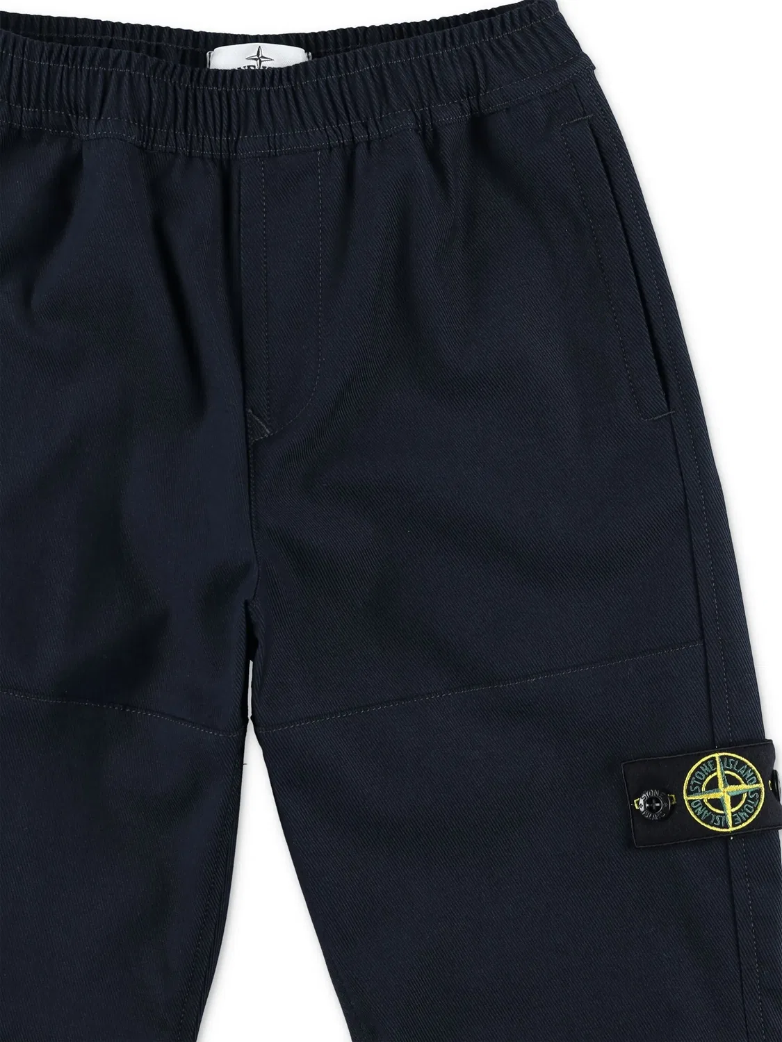 Спортивные штаны с логотипом Compass от Stone Island, темно-синий — фото 3
