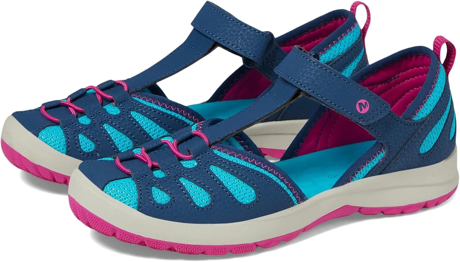 Детские сандалии для девочек Hydro Lily Merrell, Navy/Turq/Berry