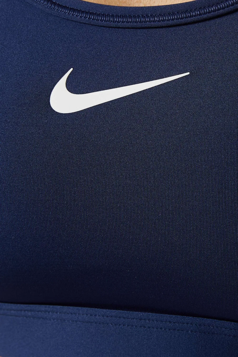 Спортивный бюстгальтер без рукавов Swoosh Nike, синий — фото 4