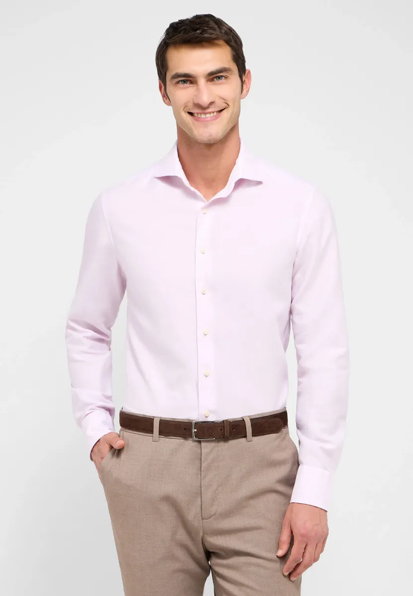 

Рубашка Eterna с длинными рукавами "SLIM FIT", розовый