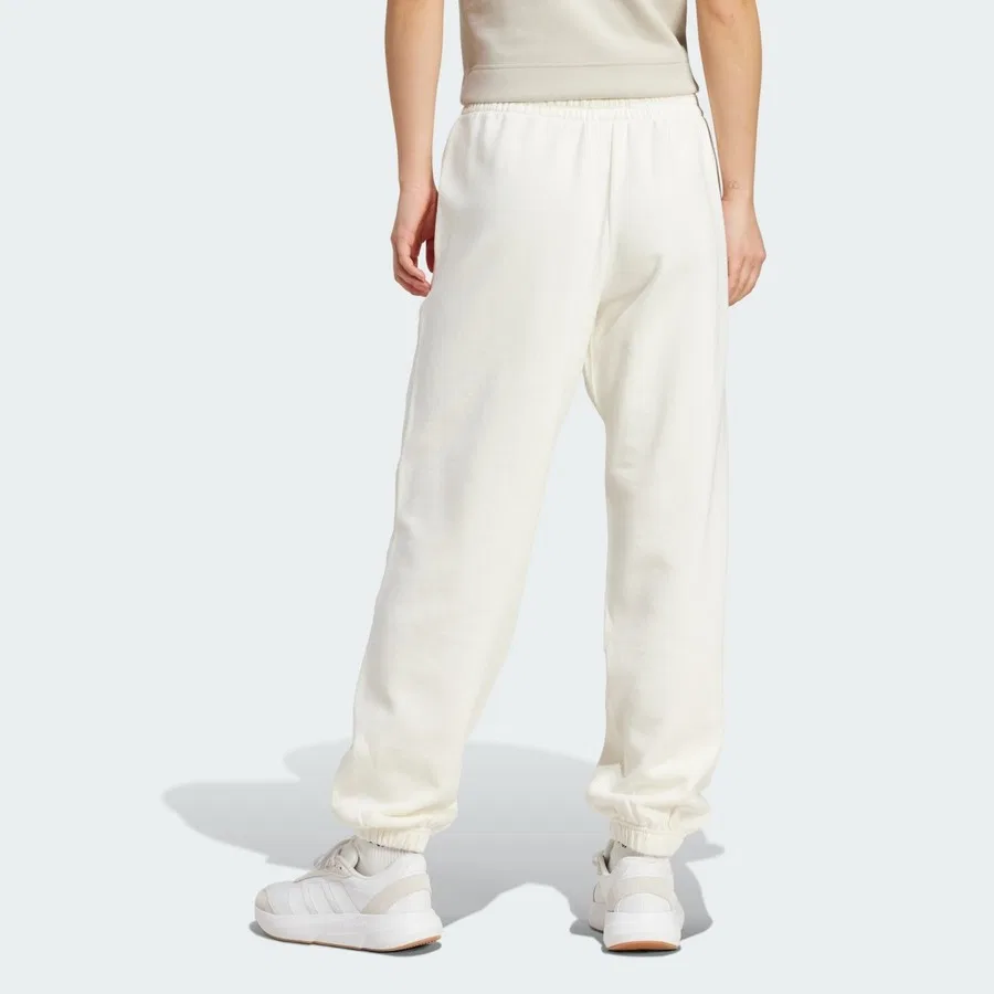 Штаны спортивные свободного кроя из футера ALL SZN French Terry Loose Pants adidas, Белый — фото 2