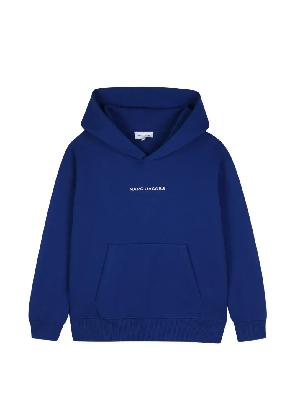 Худи с принтом и логотипом Marc Jacobs Kids, синий