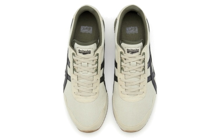 Кроссовки Onitsuka Tiger Dualio, кремовый/серый/зеленый — фото 3