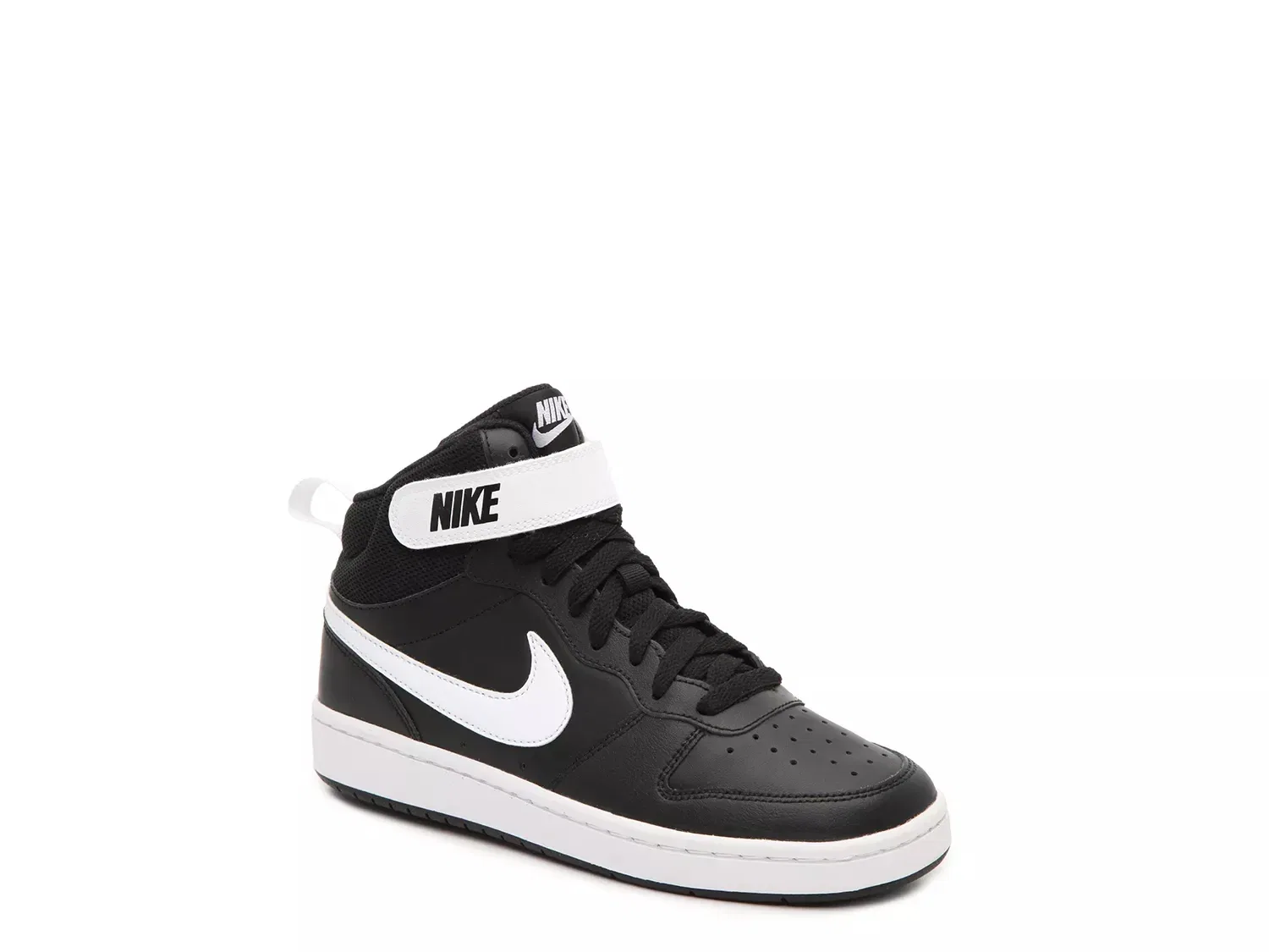 Кроссовки высокие Court Borough Mid, Nike, черный/белый