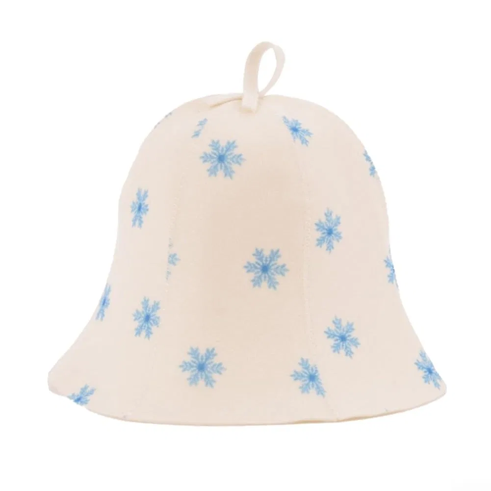 Шапочка для душа, утолщенная, войлочная, Feegow, 1 шт, 70x24 см, Blue Snow